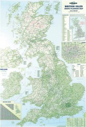 Mapmrktng British Isles Motoring Map Bim                     to 1 inch Scale W830xH1200mm Ref BIM