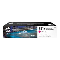 HP 981Y Pagewide Cartridgemag Xhy L0R14A                     16000pp 183ml Magenta Ref L0R14A