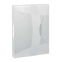 Rexel Choices Box File pp A4 Trans White                    White Ref 2115670