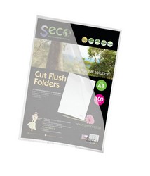 Sseco Cut Flush Fldrs Clear PK100 Lsf-Cl                    lear Ref LSF-CL [Pack 100]