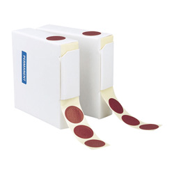 P/Team Self Adhesive Wafer Seals PK500                      ossed Red [Pack 500]