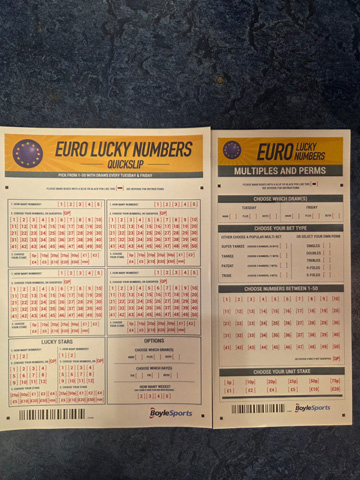 Boylesports Pk 500 Marksense Euro Millions Ni Version 1.(08/